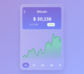 Datos en tiempo real mostrados en el resumen de Roca Valorencia, plataforma de trading de criptomonedas